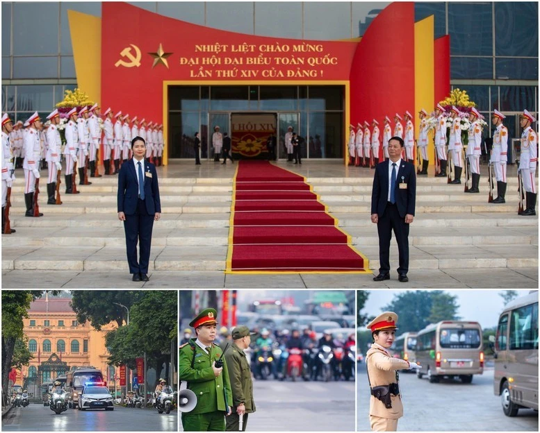 Lực lượng công an tập trung toàn lực đảm bảo tuyệt đối an ninh, an toàn Đại hội đại biểu toàn quốc lần thứ XIV của Đảng.