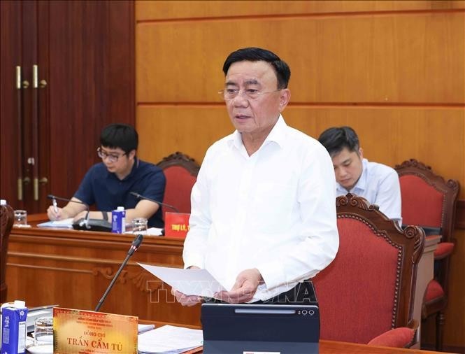 Thường trực Ban Bí thư Trần Cẩm Tú. Thường trực Ban Bí thư Trần Cẩm Tú.