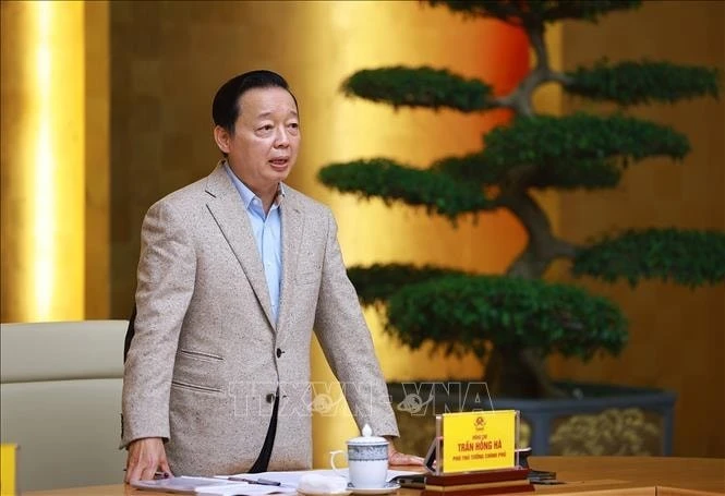 Phó Thủ tướng Trần Hồng Hà điều hành phiên họp Ban Chỉ đạo các công trình, dự án quan trọng quốc gia, trọng điểm ngành giao thông vận tải.