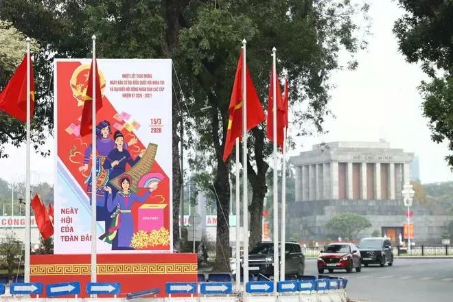 HÌnh ảnh chuẩn bị bầu cử ở Hà Nội.