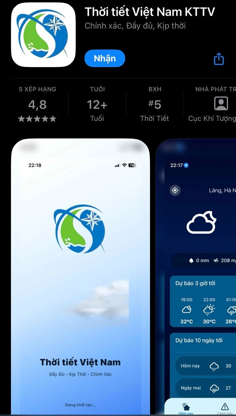 Ứng dụng được xây dựng với mục tiêu sử dụng các nguồn dữ liệu chính xác, cập nhật kịp thời, qua đó nâng cao độ tin cậy của các bản tin dự báo