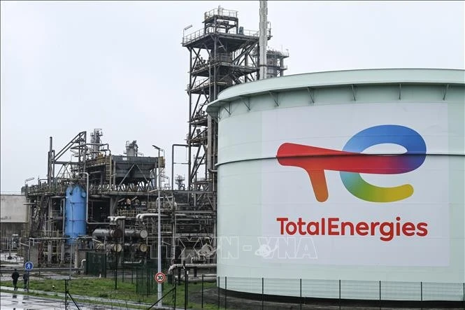 Cơ sở lọc dầu của Công ty TotalEnergies ở Mardyck, miền Bắc Pháp. Ảnh tư liệu