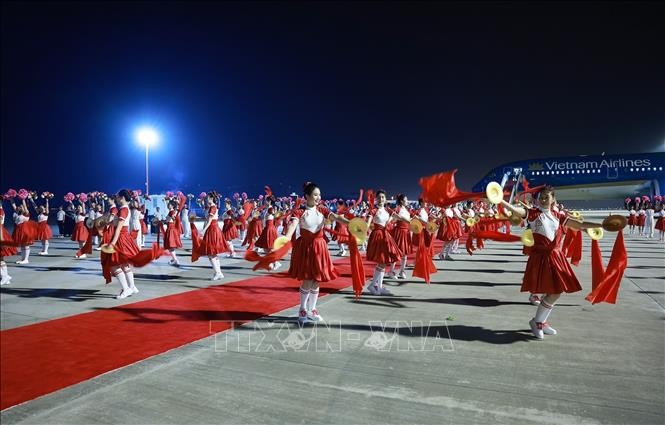 Lễ đón Thủ tướng Phạm Minh Chính đến Thiên Tân, bắt đầu chuyến tham dự Hội nghị Thượng đỉnh Tổ chức Hợp tác Thượng Hải (SCO) 2025. Lễ đón Thủ tướng Phạm Minh Chính đến Thiên Tân, bắt đầu chuyến tham dự Hội nghị Thượng đỉnh Tổ chức Hợp tác Thượng Hải (SCO) 2025.