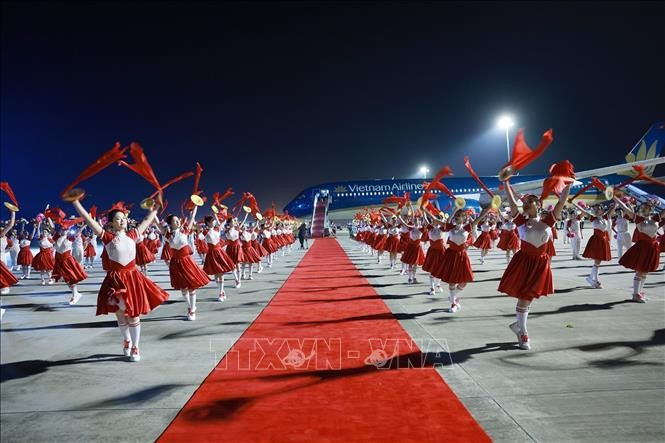 Lễ đón Thủ tướng Phạm Minh Chính đến Thiên Tân, bắt đầu chuyến tham dự Hội nghị Thượng đỉnh Tổ chức Hợp tác Thượng Hải (SCO) 2025. Lễ đón Thủ tướng Phạm Minh Chính đến Thiên Tân, bắt đầu chuyến tham dự Hội nghị Thượng đỉnh Tổ chức Hợp tác Thượng Hải (SCO) 2025.