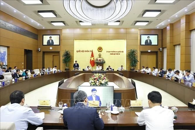 Quang cảnh phiên họp.