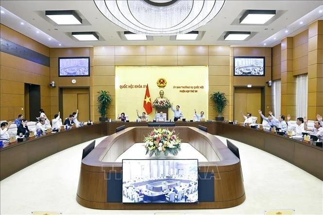 Ủy ban Thường vụ Quốc hội biểu quyết.