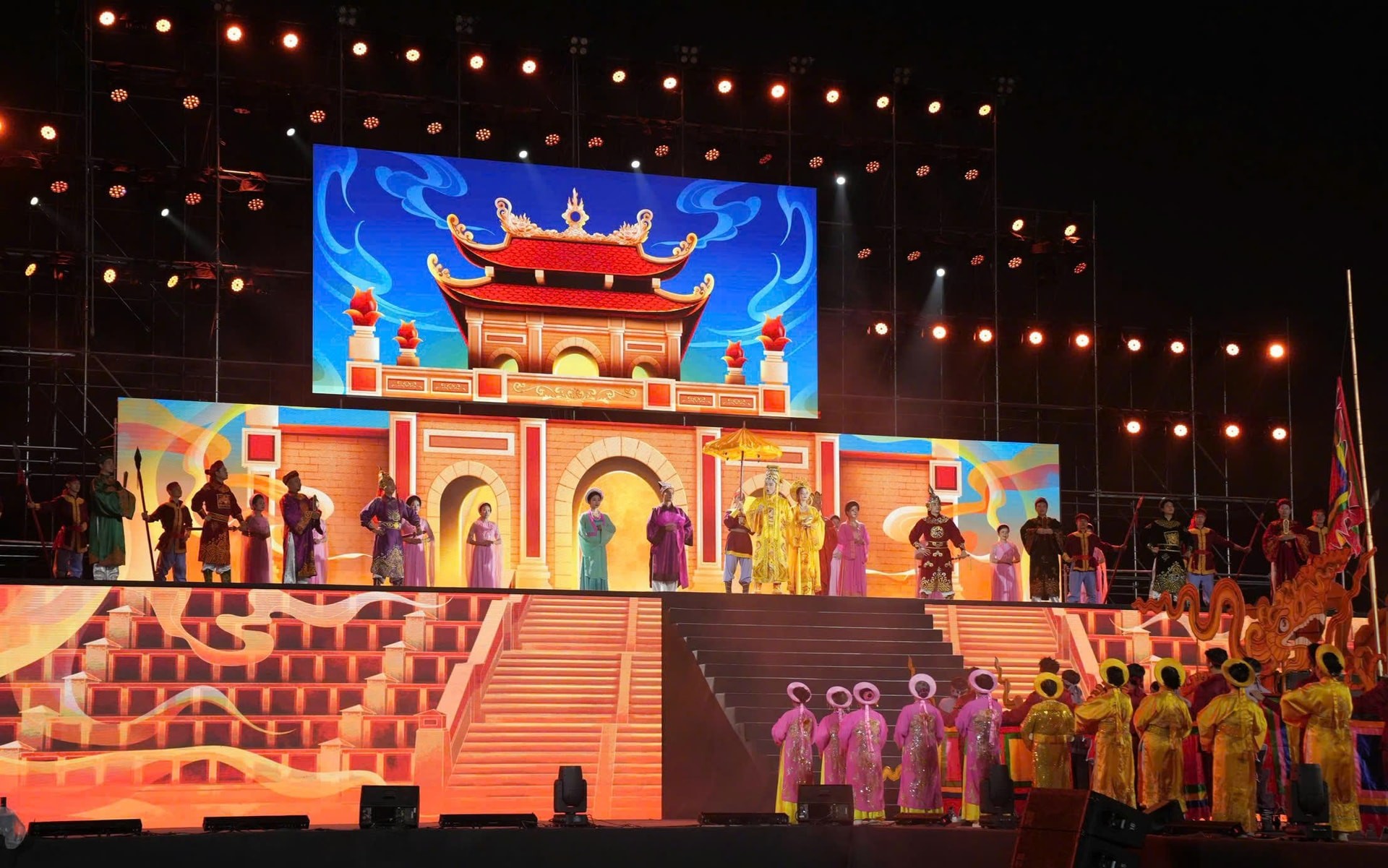 Tiết mục nghệ thuật đặc sắc tại chương trình &quot;Di sản - Kết nối - Thời đại&quot;.