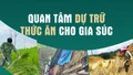 Quan tâm dự trữ thức ăn cho gia súc