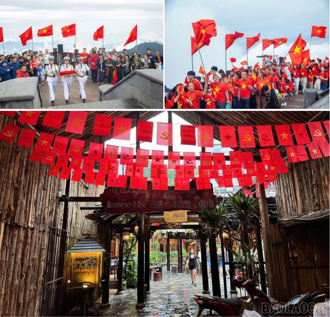 Các khu, điểm, cơ sở du lịch trang trí cờ hoa hưởng ứng ngày lễ lớn. baolaocai-br_2-5327.jpg