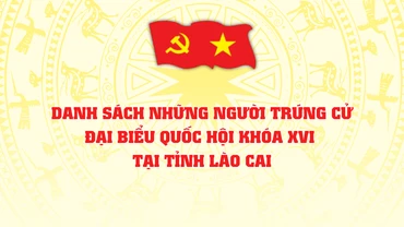 Những người trúng cử đại biểu Quốc hội khóa XVI tại tỉnh Lào Cai