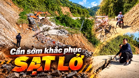 Cần sớm có phương án khắc phục tình trạng sạt lở trên tuyến đường nối Quốc lộ 32 với Tỉnh lộ 174