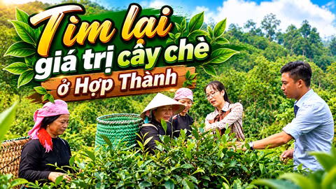 Tìm lại giá trị cây chè ở vùng cao Hợp Thành