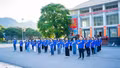 Hơn 5.000 đoàn viên, thanh niên Lào Cai chào cờ “Tôi yêu tổ quốc tôi”
