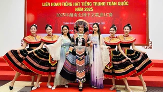 Lào Cai giành 2 giải Nhất tại Liên hoan tiếng hát tiếng Trung toàn quốc