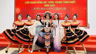 Lào Cai giành 2 giải Nhất tại Liên hoan tiếng hát tiếng Trung toàn quốc