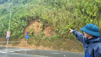 Phân luồng Quốc lộ 4D tránh nguy cơ sạt lở đồi Nhạc Sơn
