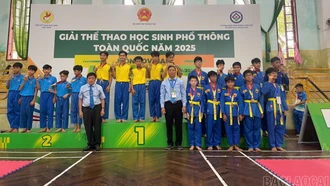 Lào Cai giành 7 huy chương tại Giải Thể thao học sinh phổ thông toàn quốc