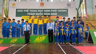 Lào Cai giành 7 huy chương tại Giải Thể thao học sinh phổ thông toàn quốc