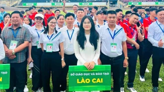 Gần 150 học sinh Lào Cai tham dự Giải Thể thao học sinh phổ thông toàn quốc