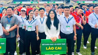 Gần 150 học sinh Lào Cai tham dự Giải Thể thao học sinh phổ thông toàn quốc