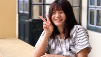 [Ảnh] Thí sinh Lào Cai hào hứng dự thi môn thứ hai