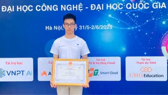 Học sinh Trường THPT Chuyên Lào Cai đoạt giải Ba Cuộc thi trí tuệ nhân tạo VOAI 2025