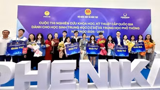 Lào Cai giành 5 giải tại Cuộc thi khoa học, kỹ thuật cấp quốc gia