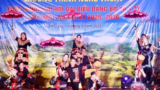 Chương trình nghệ thuật chào mừng Đại hội Đảng bộ xã Y Tý