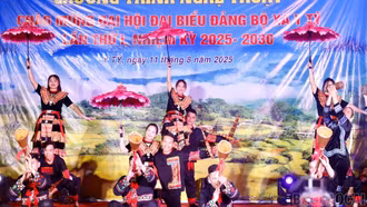 Chương trình nghệ thuật chào mừng Đại hội Đảng bộ xã Y Tý