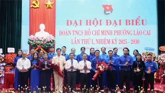 Phường Lào Cai tổ chức thành công Đại hội Đại biểu Đoàn TNCS Hồ Chí Minh