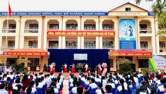 Hơn 1.000 học sinh được tuyên truyền phòng chống bạo lực học đường