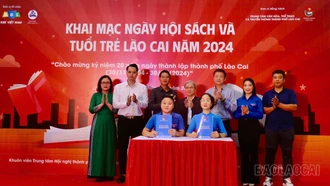 Khai mạc Ngày hội Sách và Tuổi trẻ Lào Cai năm 2024