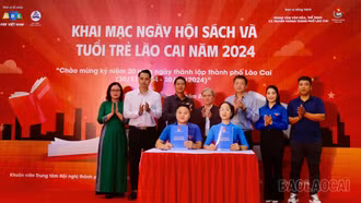 Khai mạc Ngày hội Sách và Tuổi trẻ Lào Cai năm 2024