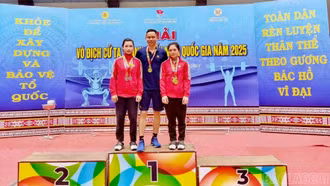 Lào Cai giành 8 huy chương tại Giải vô địch cử tạ thanh thiếu niên quốc gia