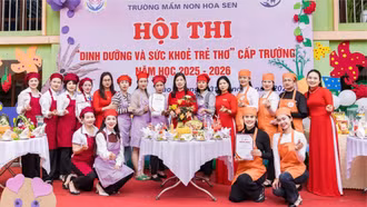 Sôi nổi Hội thi “Dinh dưỡng và sức khỏe trẻ thơ”