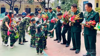 Lào Cai: Các trường học sôi nổi các hoạt động nhân Ngày thành lập Quân đội nhân dân Việt Nam