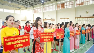 Giải cầu lông, bóng bàn, bóng chuyền hơi và pickleball Công đoàn ngành Giao thông vận tải - Xây dựng tỉnh