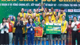 Bế mạc Giải Bóng chuyền vô địch quốc gia Cúp Hóa chất Đức Giang năm 2024