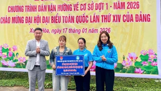 Xã Xuân Hòa tổ chức chương trình dân vận chào mừng Đại hội đại biểu toàn quốc lần thứ XIV của Đảng