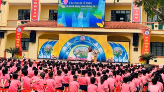 Trên 1.100 học sinh được nâng cao ý thức chống rác thải nhựa