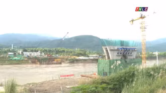 Đẩy nhanh tiến độ dự án cầu biên giới qua sông Hồng