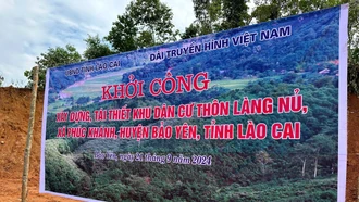 Khởi công xây dựng, tái thiết khu dân cư Làng Nủ, xã Phúc Khánh, Bảo Yên