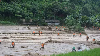 Công tác cứu hộ, cứu nạn tại Làng Nủ, xã Phúc Khánh, huyện Bảo Yên