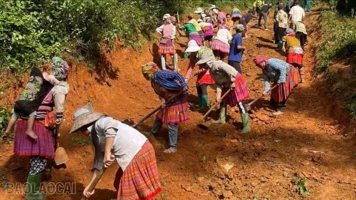 Giai đoạn 2021 - 2024, xã Phình Hồ đã mở mới gần 22 km đường giao thông.