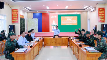 Xã Lương Thịnh diễn tập cơ chế phòng thủ năm 2026