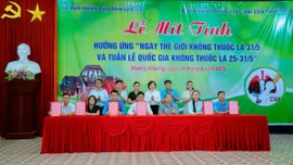 Mít tinh hưởng ứng Ngày thế giới không thuốc lá và Tuần lễ quốc gia không thuốc lá (25/5 - 31/5)