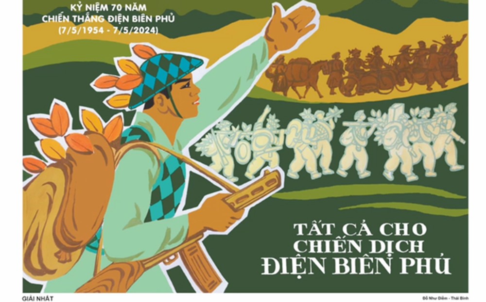 Trao hàng chục giải thưởng cho tranh cổ động 70 năm chiến thắng Điện Biên Phủ ảnh 2