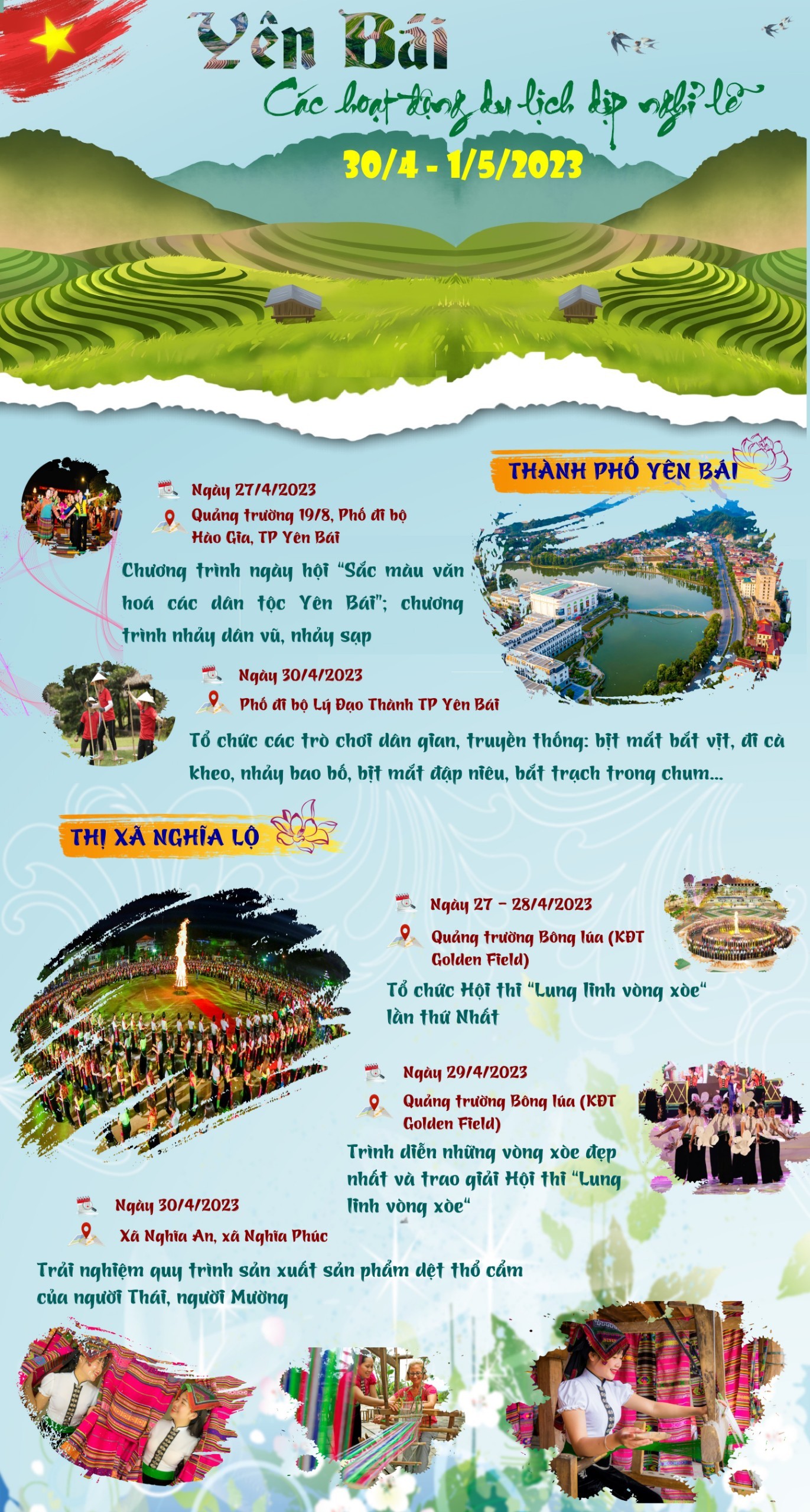 Yên Bái: Nhiều hoạt động du lịch đặc sắc, hấp dẫn dịp 30/4 - 1/5 ảnh 1
