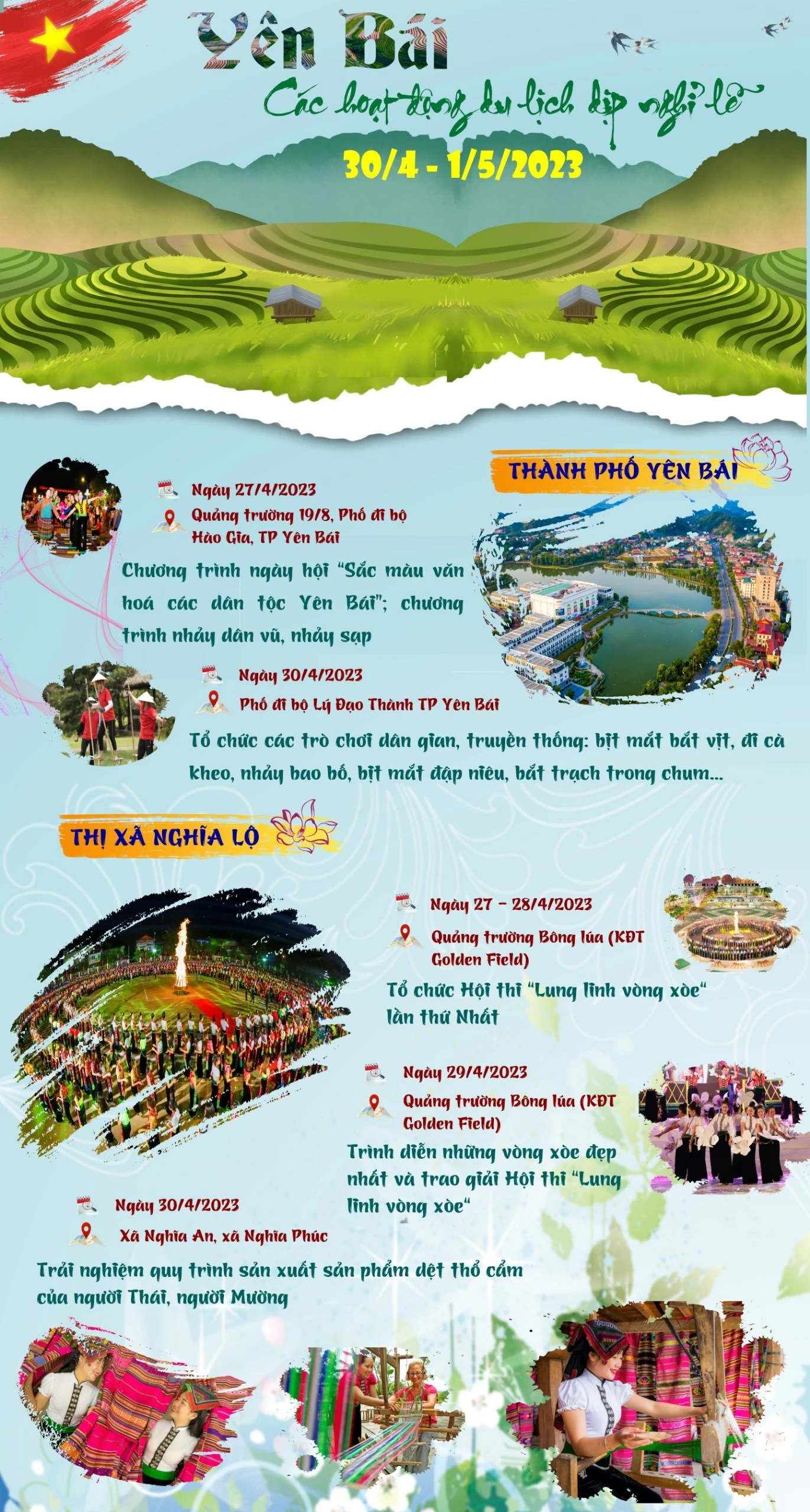 Yên Bái: Nhiều hoạt động du lịch đặc sắc, hấp dẫn dịp 30/4 - 1/5 ảnh 1