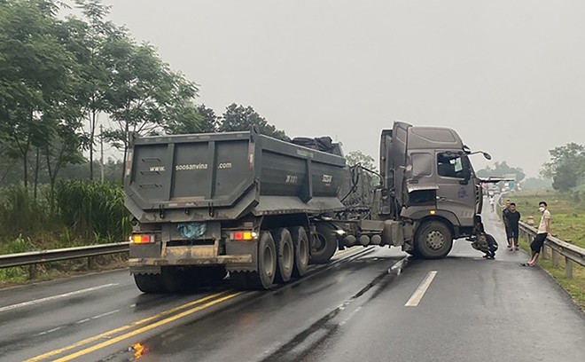 Liên tiếp 3 vụ tai nạn xảy ra trên cao tốc Nội Bài - Lào Cai ảnh 1 Liên tiếp 3 vụ tai nạn xảy ra trên cao tốc Nội Bài - Lào Cai ảnh 1